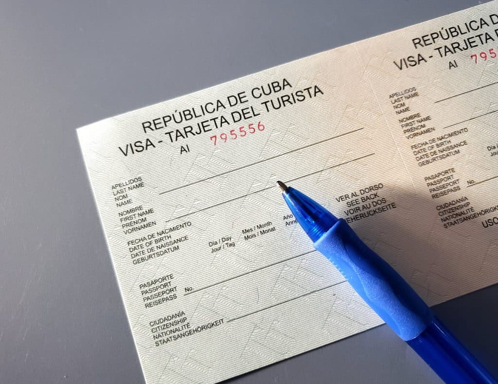 cuba tourist visa requirements