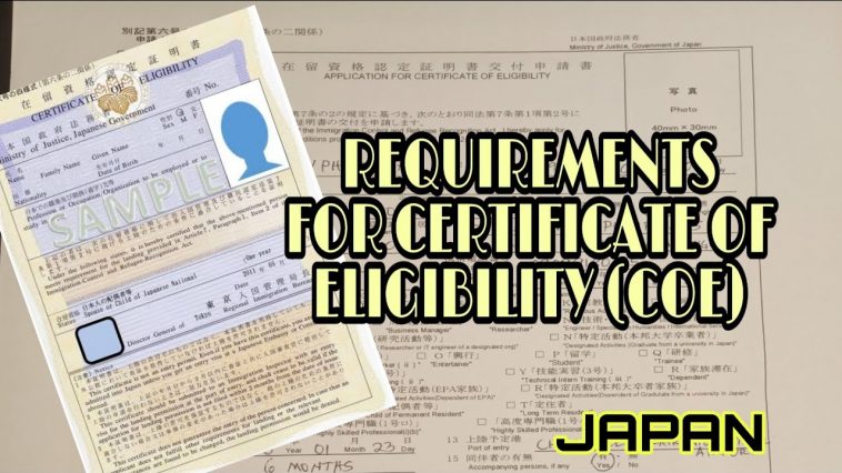 Steps on how to apply for a Japan Certificate of Eligibility - Work ...