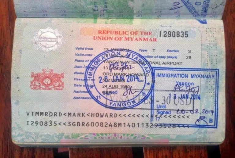Myanmar Employment Visa – Duration and Documents needed