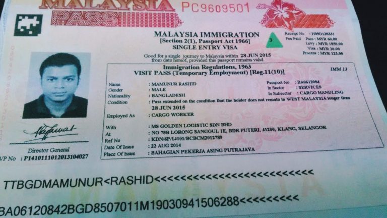 Malaysia Employment Pass – Documentation and Application