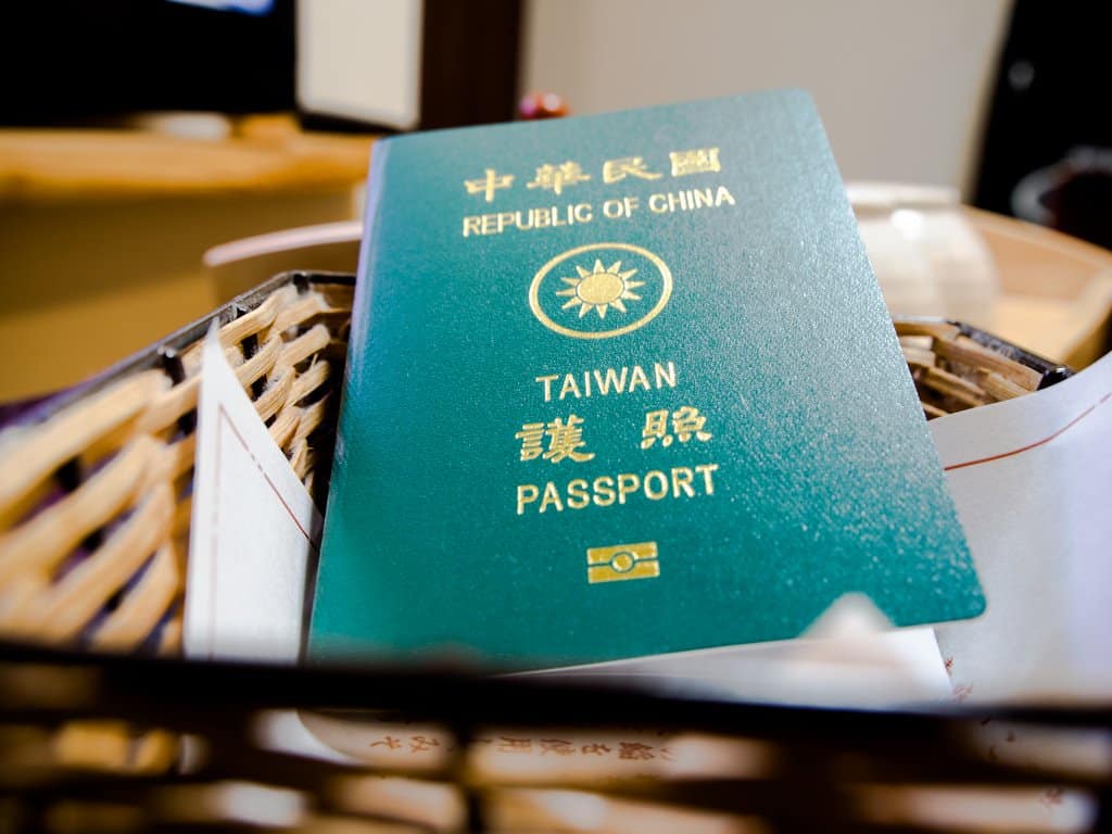 taiwan tourist visa requirements from japan